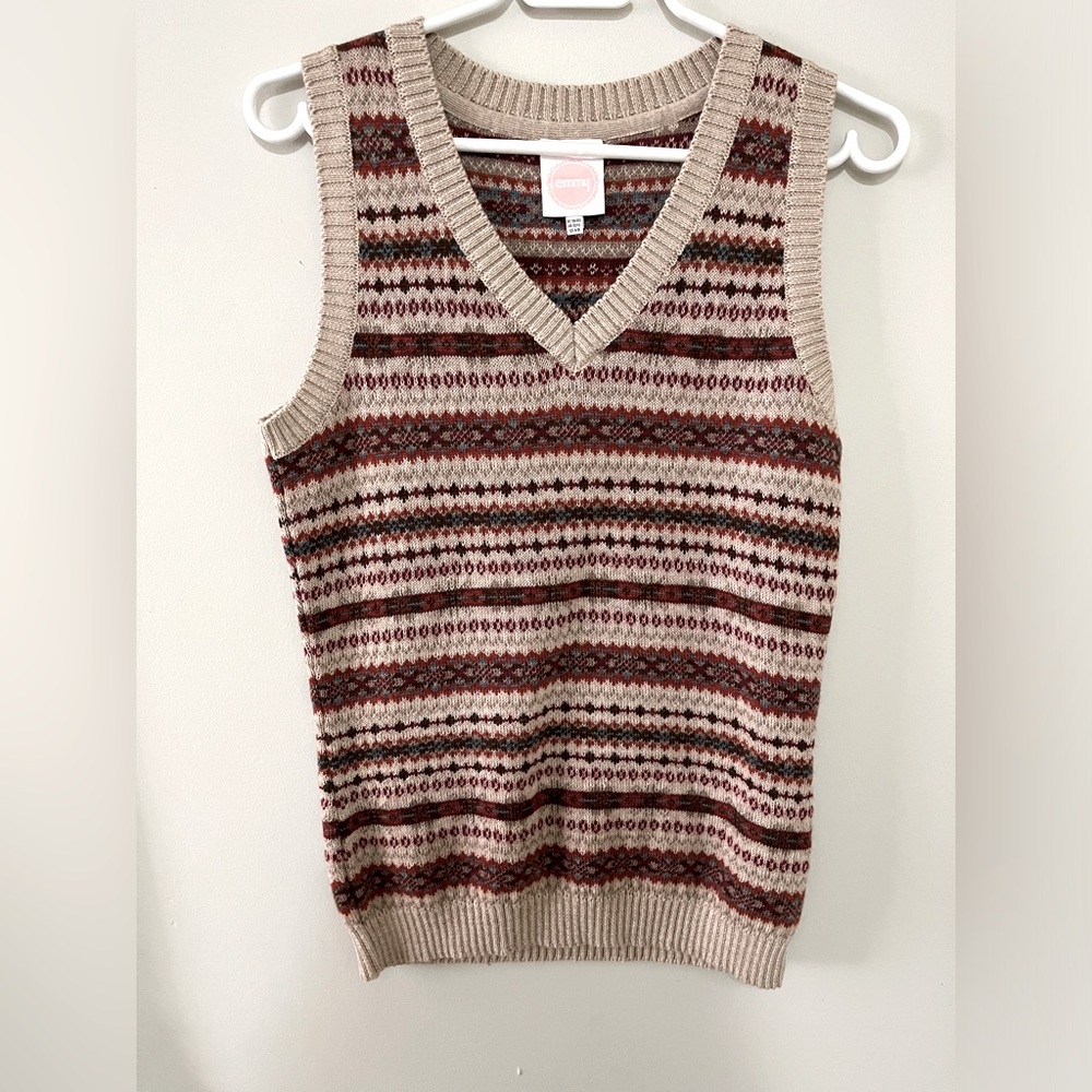Merino Wool Sweater vest by Emmy Designs